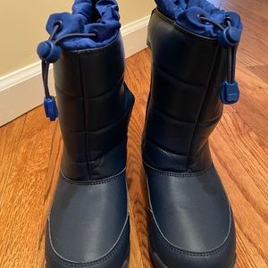 Kids Lands End Winter Boots Size 4